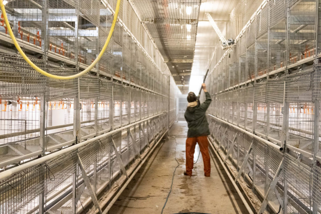 Tehopesu T Leppänen Oy kanalan sisäpesu.